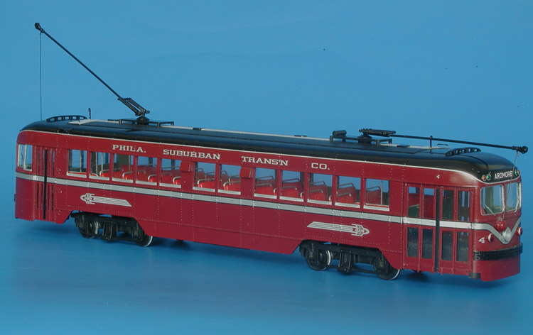 1941 Philadelphia Suburban Transportation Co. J.G.Brill Co. Brilliner (1-10 series) - original livery. SPTC119 Model 1 48