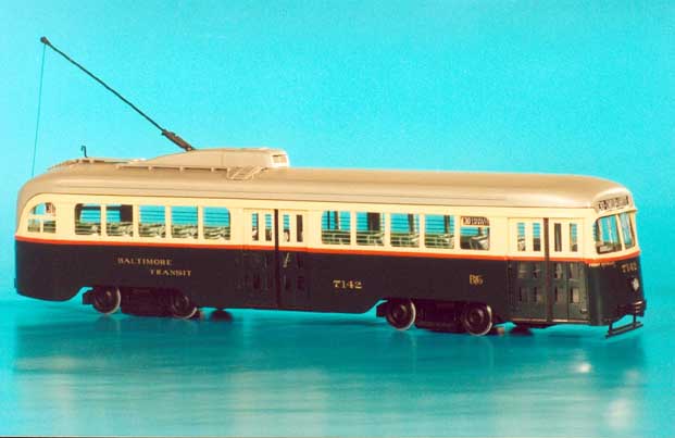 1944 Baltimore Transit Co. Pullman-Standard PCC (7098-7147; 7404-7428 series) SPTC150b Model 1 48