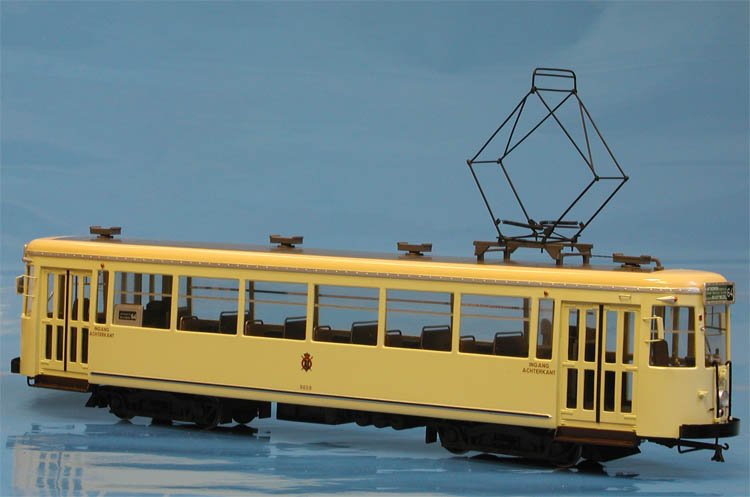 1954/59 sncv/nmvb "standard" (type s) tram (antwerp group of routes) SPTC199-2 Model 1 43