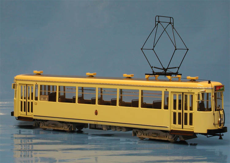 1953/57 sncv/nmvb "standard" (type s) tram (liege group of routes). SPTC199-5 Model 1 43