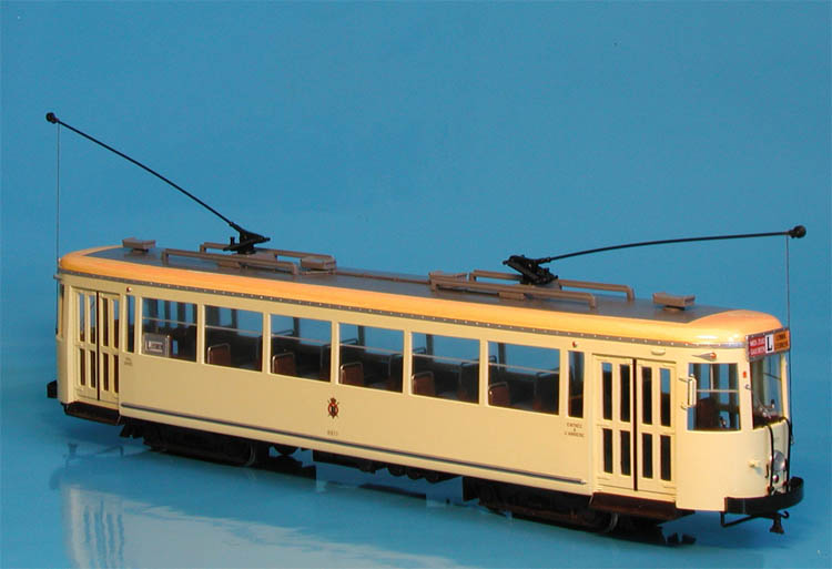 1953/57 sncv/nmvb "standard" (type s) tram (brabant group of routes) SPTC199 Model 1 43