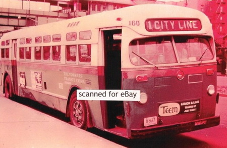1958 mack c-49 dt (yonkers transit corporation #159 (171); 160) SPTC204.13 Model 1 48