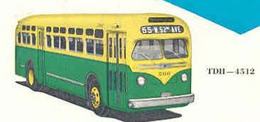 1950/59 gm tdh-4509/4512 transit bus kit SPTC216.00K Model 1 48