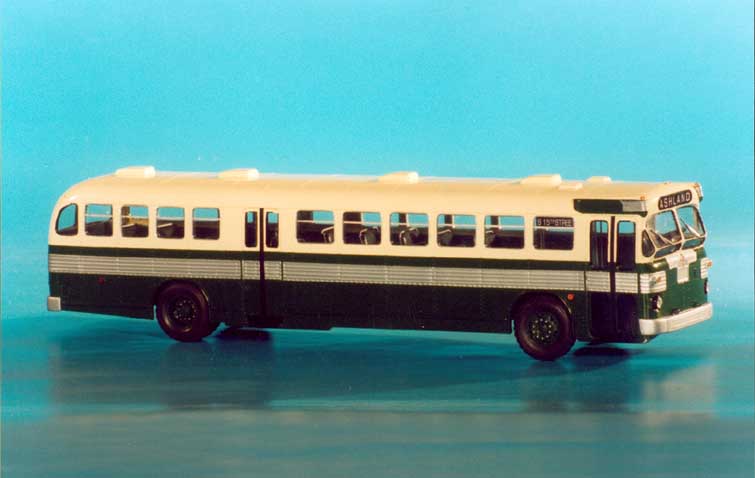 1950 Twin Coach 52-S2 Demonstrator for Chicago Transit Authority SPTC222a Model 1 48