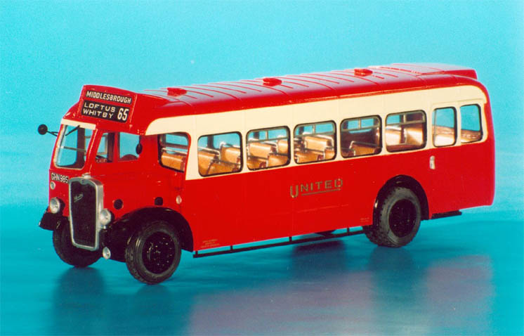 1947/50 bristol l5g (united automobile services ltd; ecw b35r body) SPTC229-2 Model 1 43