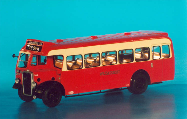 1947/50 bristol l5g (wilts & dorset bus co., ltd.; ecw b35r body) SPTC229-3 Model 1 43