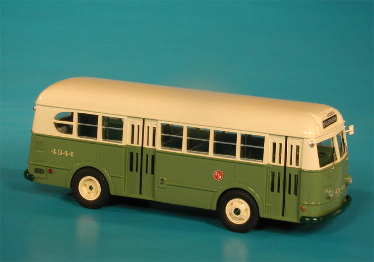 1945/47 ford transit 49-b/79-b (chicago transit authority 4301-4355 series) - cta mercury green & cream livery SPTC230b-1 Model 1 48