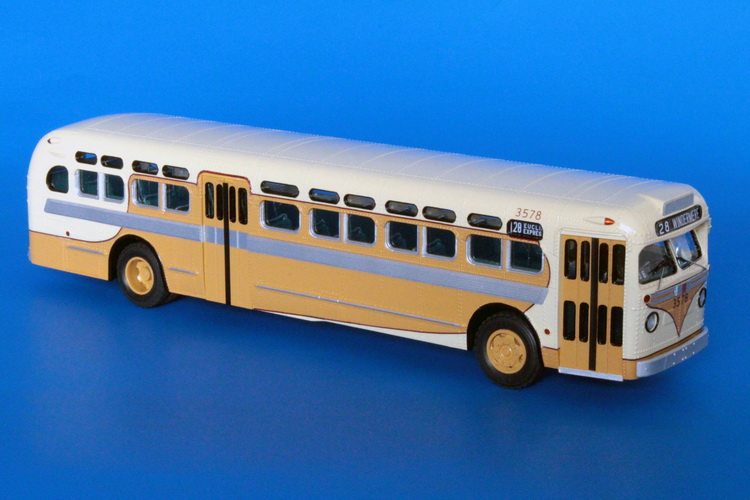 1950/53 GM TDH-5103 (Cleveland Transit System 3500-3630 series).
