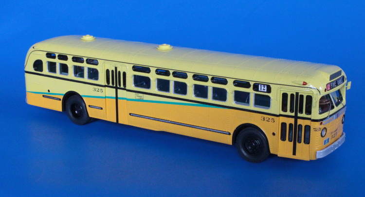1954/55 gm tdh-5105 (dayton city transit 300-305-310-315-320-325 series). SPTC238.21 Model 1 48