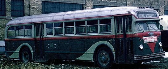 1947/48 white 798 (chicago, north shore & milwaukee railroad 25-44 series) SPTC243.13 Model 1 48