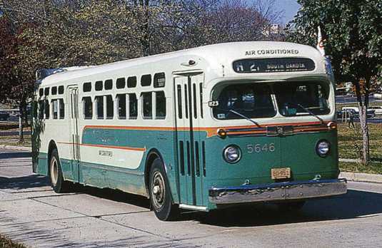 1958 gm tdh-5105 (d.c. transit 5600-5666 series) - air conditioned SPTC245 Model 1 48