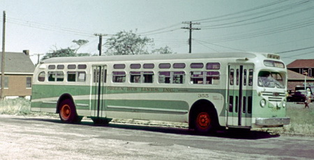 1952 gm tdh-5104 (green bus lines 351-365 series). SPTC246.06 Model 1 48