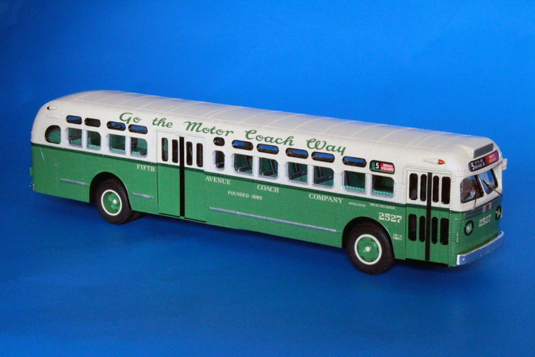 1952 gm tdh-5104 (fifth avenue coach co. 2502-2551 series). SPTC247.01 Model 1 48