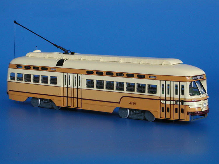 1946 Cleveland Transit System Pullmans-Standard PCC (Order W6750, 4200-4249 series) SPTC410 Model 1 48