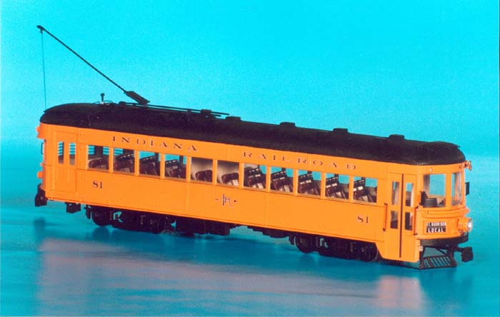 1931 Indiana Railroad Pullman-Standard Coach-Baggage 64-84 series Highspeed Car SPTC415b Model 1 48
