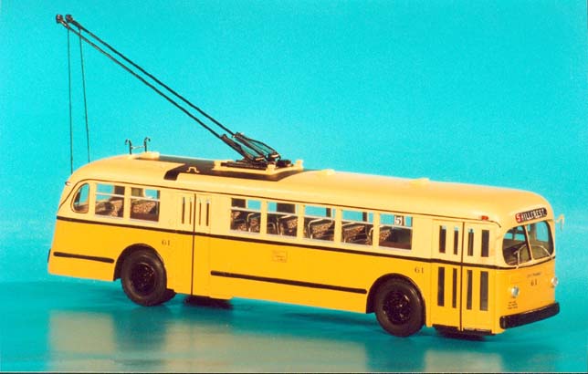 1947 acf-brill tc-44 (dayton city transit 58-68 series, ex-little rock, acquired in 1956.) SPTC426b Model 1 48