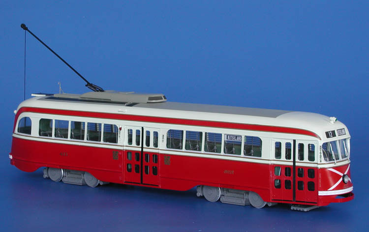 1944/45 british columbia electric railway co. canadian car & foundry pcc (orders 1555/1605, 404-435 series) - original livery. SPTC450 Model 1 48