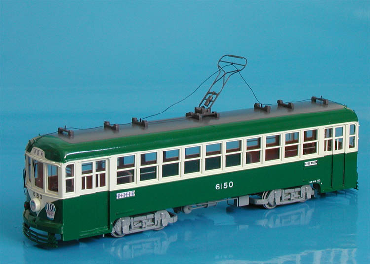 1949/51 Tokyo Metropolitan Transport Bureau 6135-6174 & 6175-6241 series (1954-1959 paint scheme). SPTC106-1 Model 1 45