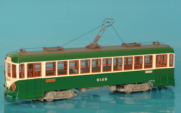 1949/51 tokyo metropolitan transport bureau 6135-6174 & 6175-6241 series (1951-1954 paint scheme). SPTC106 Model 1 45