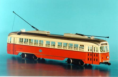 1945 Metropolitan Transit Authority Pullman-Standard PCC ( ex-Dallas, 3322-3346 series ) SPTC148 Model 1 48