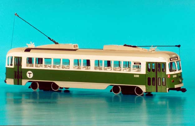 1945 Massachusetts Bay Transit Authority Pullman-Standard PCC (ex-Dallas) - in Green Line livery SPTC148a Model 1 48