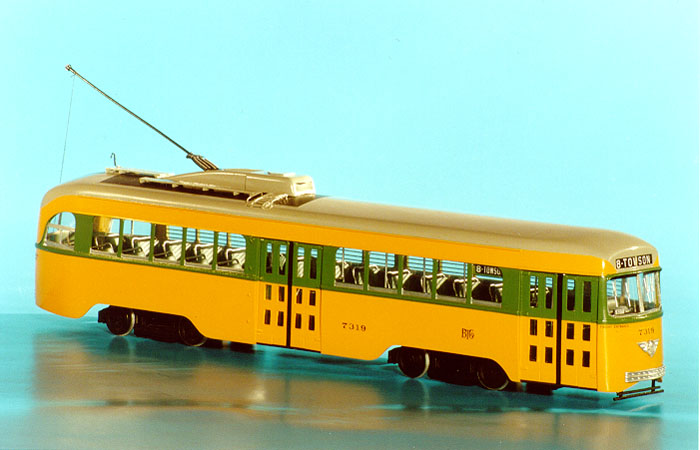 1939 baltimore transit co. pullman-standard pcc - late 1940s ncl livery. SPTC150-1 Model 1 48