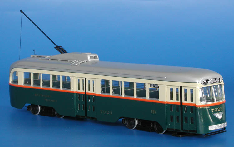 1939 Baltimore Transit Co. Pullman-Standard PCC (7023-7033; 7306-7334 series) SPTC150 Model 1 48