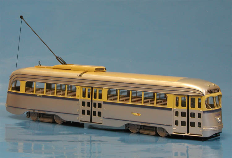1941 philadelphia transportation co. st.-louis car co. pcc 2031-2080 series (a-37 class) - "as delivered" livery. SPTC172 Model 1 48