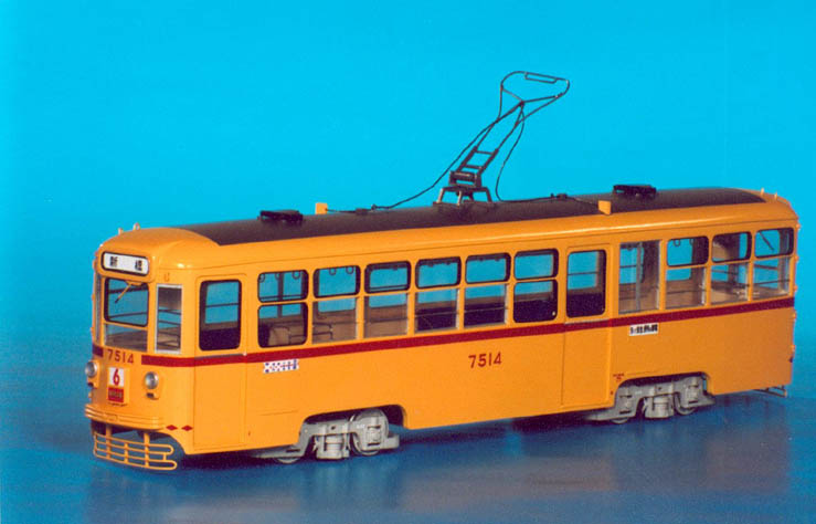 1962 tokyo metropolitan transport bureau 7501-7520 series. SPTC182 Model 1 43