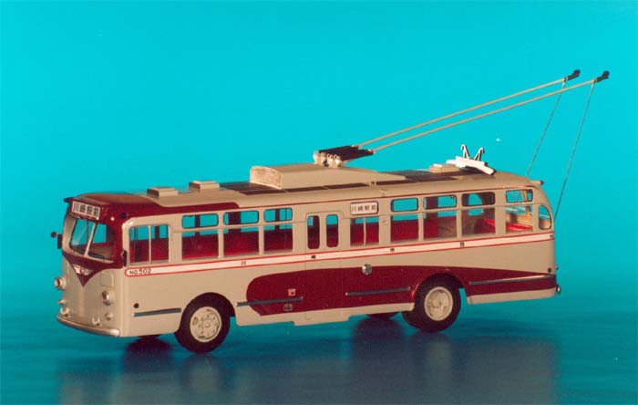 1955 kawasaki fuji/hino trolleybus (501-502 series) SPTC186b Model 1 43