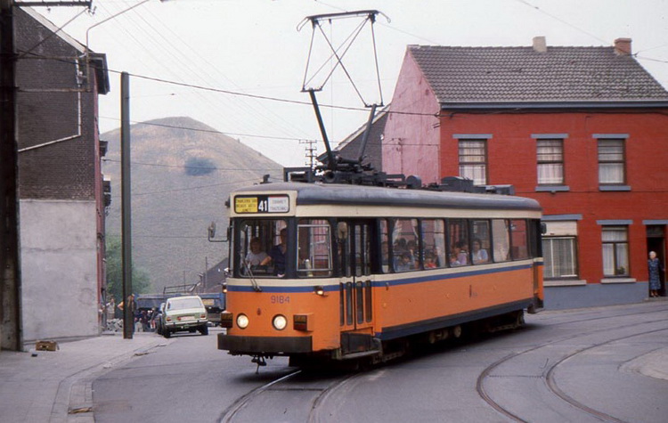 1979 sncv/nmvb type sj (jumet) tram (9170-9187 series) SPTC199-SJ Model 1 43