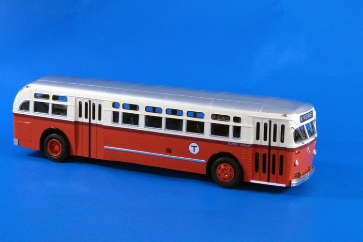 1956 mack c-49 dt (metropolitan bay transit authority 2250-2299 series) - "t" livery. SPTC204.07-1 Model 1 48