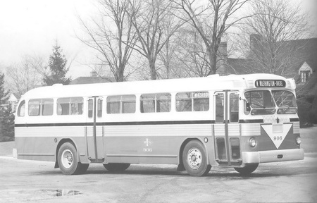 1948 Twin Coach 44-S (Indianapolis Railways 901-910 series).