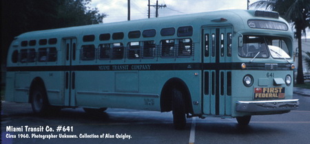 1954/56 gm tdh-5106 (miami transit company 600-679 series). SPTC246.13 Model 1 48