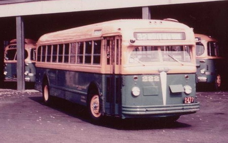 1947 white 798-10 (decamp bus lines 219-223 series). SPTC240.07 Model 1 48