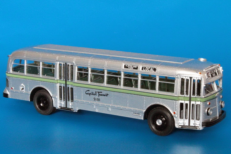 1947/48 white 798 (capital transit co. 5100-5199 series). SPTC243.09 Model 1 48