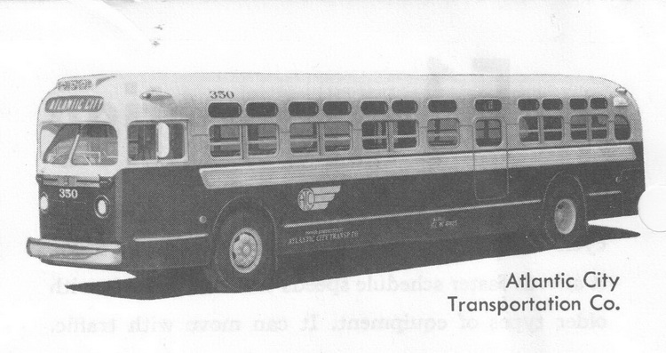 1953 gm tdh-5106 (atlantic city transportation co. 350-354 series). SPTC246.09 Model 1 48