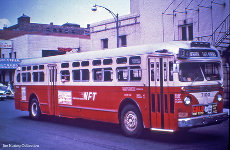 1954 GM TDH-5106 (Niagara Frontier Transit System 7001-7030 series).