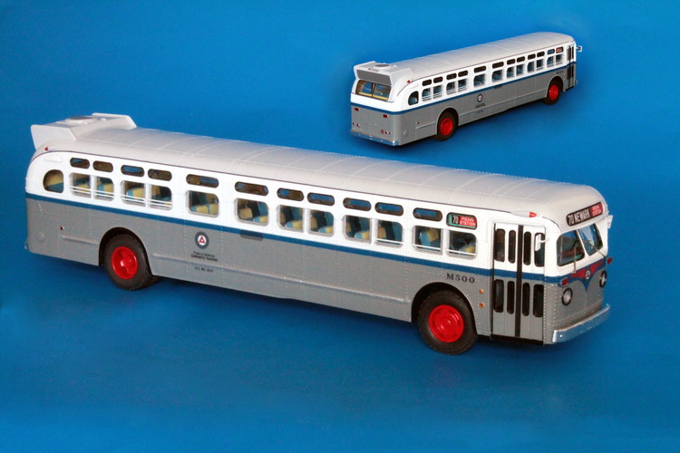 1958 GM TDM-5106 (Public Service Coordinated Transport M500-M521 series). SPTC249 Model 1 48