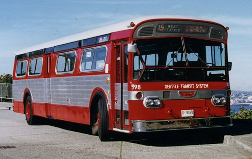 1963 Flxible F2D6V401-1 (Seattle Transit System 500-599 series)