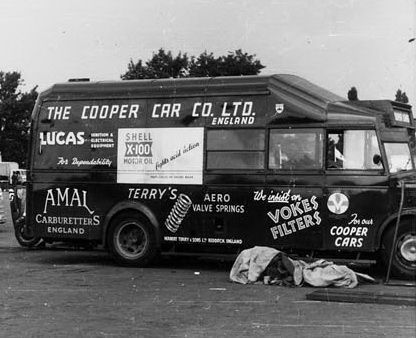 1950 bedford owb cooper car co. team transporter SPTC255 Model 1 43