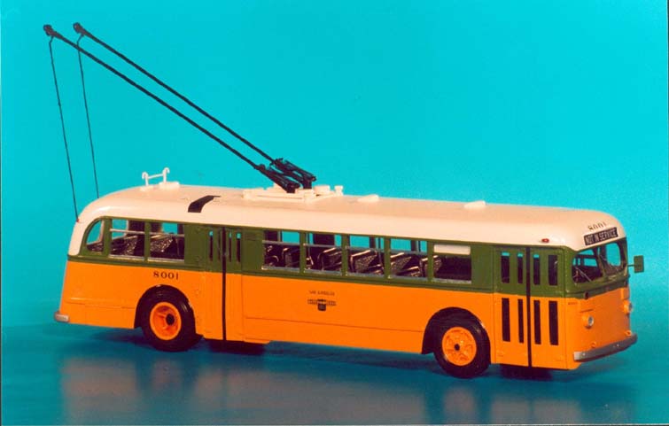 1946 ACF-Brill TC-44 (Los Angeles Transit Lines 8001-8015 series) SPTC424a Model 1 48