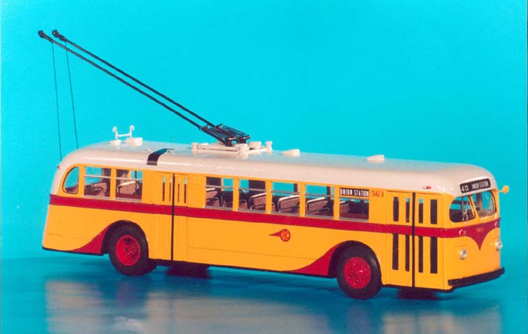 1945 ACF-Brill TC-44 (Denver Tramways Corp. 563-567 series) SPTC424f Model 1 48