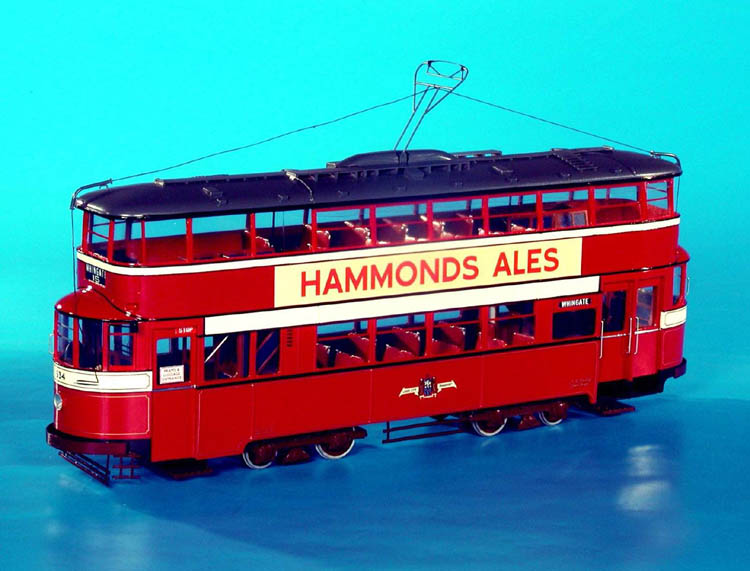 1931 Leeds City Transport Feltham Tram (501-590 series; ex-LT, acq. in 1949-51)- early '50s livery