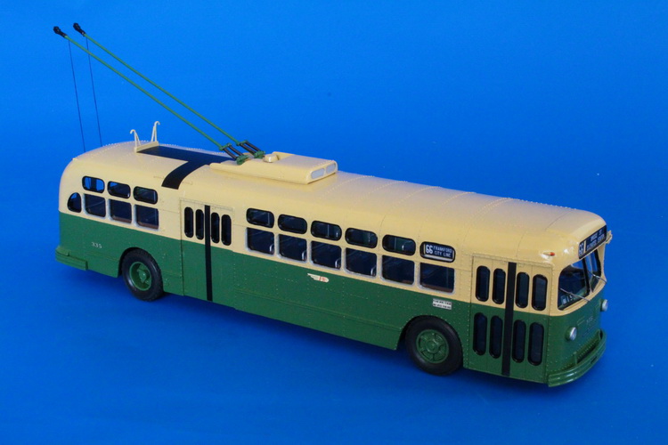 Marmon-Herrington TC-49 Trolleybus (Philadelphia Transportation Company 301-343 series) - late 1950s - 1960s livery SPTC432 Model 1 48