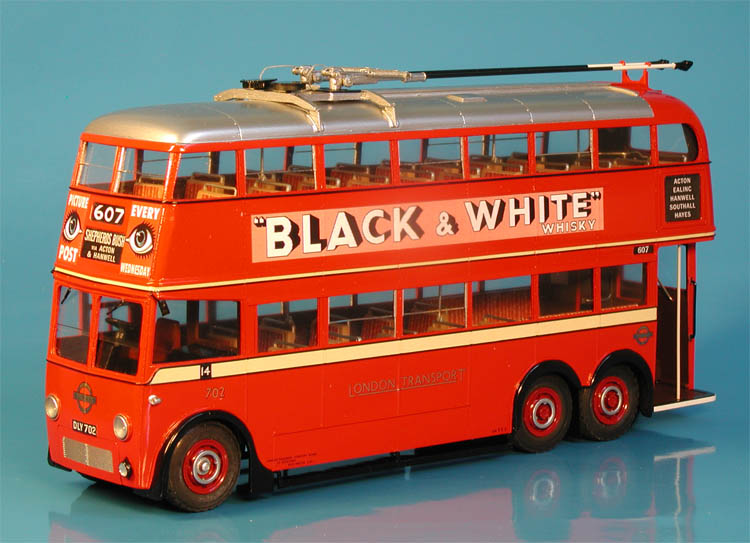 1937 London Transport Leyland F1-class Trolleybus (654-753 series) - original livery SPTC435 Model 1 43