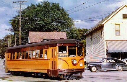 1928/29 milwaukee rapid transit & speedrail co. cincinnati car co. curved-side car (60-65 series) - '1950 livery. SPTC460-1 Model 1 48