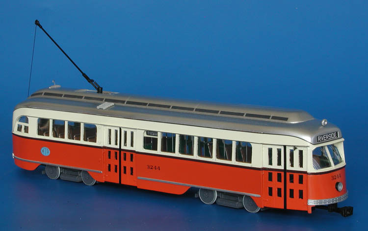1945/46 MTA Boston Pullman-Standard PCC (Order W6710, 3172-3196; 3222-3271 series) - post'59 livery ("Commonwealth" cars).