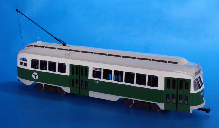 1945/46 MBTA Boston Pullman-Standard PCC (Order W6710) - MBTA Green Line livery ("Commonwealth" cars).